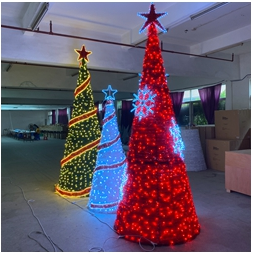 Árbol de navidad decorado